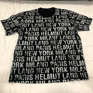 Helmut lang shirt - All Over black XL
